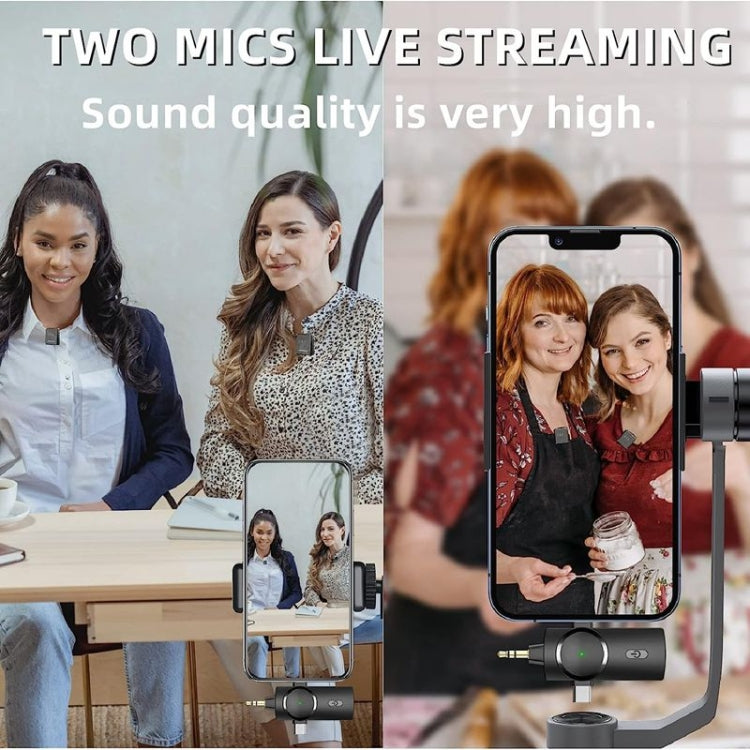 One by Two 3 in 1 Mini Wireless Lavalier Microphone for iPhone / iPad / Android / PC Camera - free shipping - PMC TechLife - Order now!