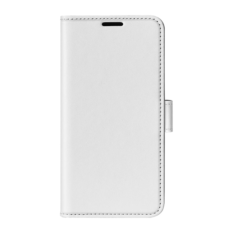 For iPhone 15 Pro Max R64 Texture Horizontal Flip Leather Phone Case(White) - iPhone 15 Pro Max Cases by PMC Jewellery | Online Shopping South Africa | PMC Jewellery