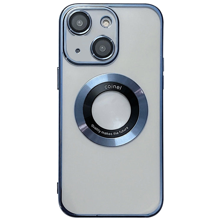 For iPhone 15 Plus Electroplating Magsafe TPU Phone Case(Blue) - iPhone 15 Plus Cases by PMC TechLife | Online Shopping South Africa | PMC TechLife | Buy Now Pay Later Mobicred