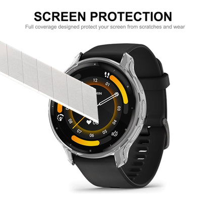 For Garmin Venu 3S ENKAY Hat-Prince Full Coverage Transparent TPU Watch Case with Screen Protection - Watch Cases by ENKAY | Online Shopping South Africa | PMC Jewellery