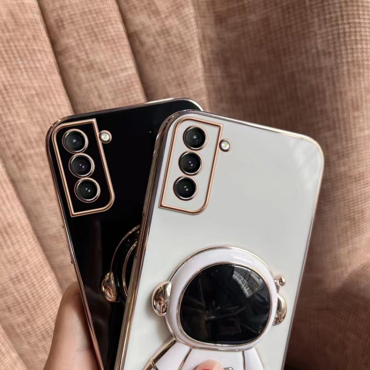 For Samsumg Galaxy A54 5G Electroplating Astronaut Holder Phone Case(Black) - free shipping - PMC TechLife - Order now!