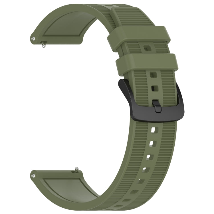 For Huawei Watch 4 Pro 22mm Textured Silicone Solid Color Watch Band(Green) - Watch Bands by PMC TechLife | Online Shopping South Africa | PMC TechLife