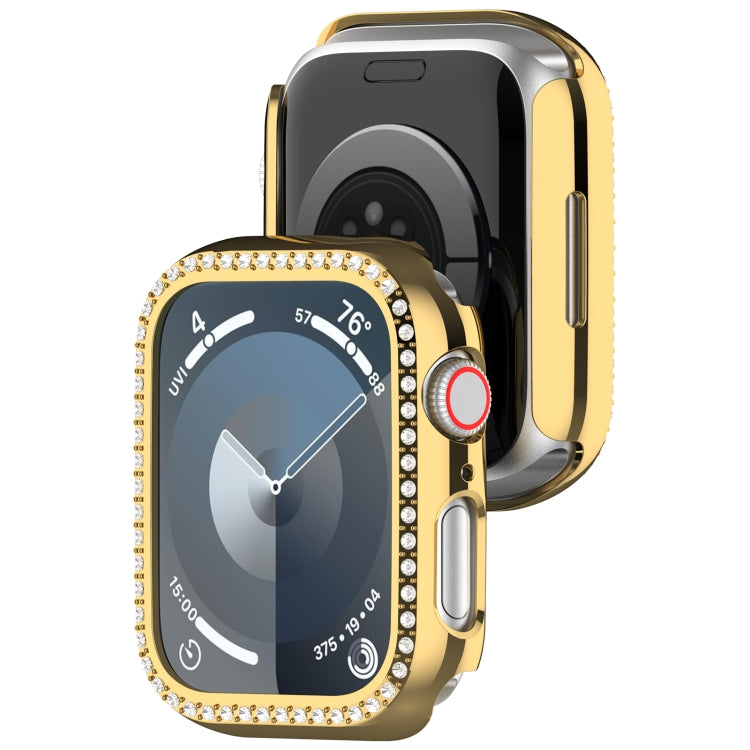 For Apple Watch Series 7 41mm Diamond Hollow PC Watch Case(Gold) - free shipping - PMC TechLife - Order now!