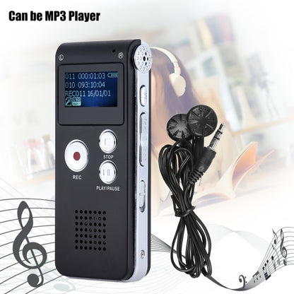 SK-012 8GB Voice Recorder USB Professional Dictaphone  Digital Audio With WAV MP3 Player VAR   Function Record(Grey) -  by PMC Jewellery | Online Shopping South Africa | PMC Jewellery
