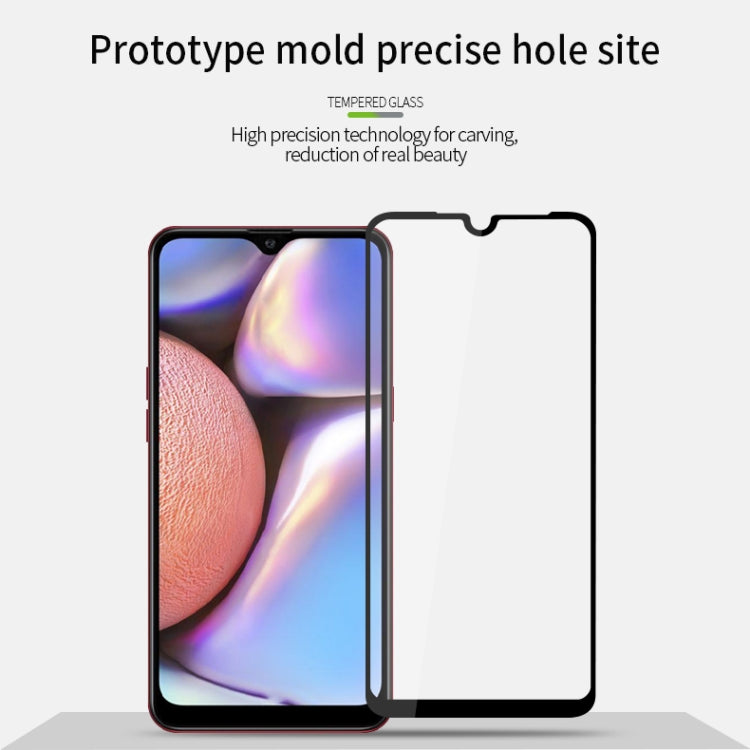 For Galaxy A10S PINWUYO 9H 2.5D Full Screen Tempered Glass Film(Black) - Galaxy Tempered Glass by PINWUYO | Online Shopping South Africa | PMC Jewellery | Buy Now Pay Later Mobicred