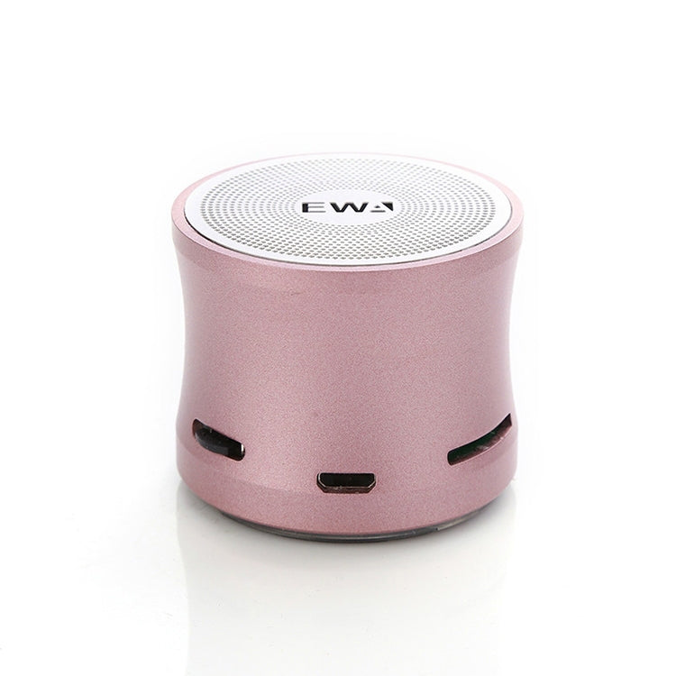 EWA A109M  Portable Bluetooth Speaker Wireless Heavy Bass Bomm Box Subwoofer Phone Call Surround Sound Bluetooth Shower Speaker(Rose Gold) - Mini Speaker by EWA | Online Shopping South Africa | PMC Jewellery