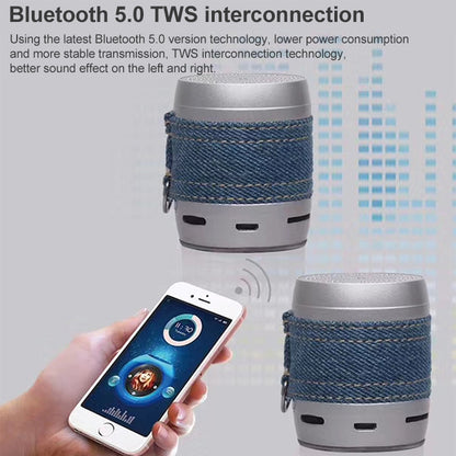 EWA A113 Portable Super Mini Bluetooth Speaker Wireless Bass Subwoofer Boom Box Speakers(Silver) - Mini Speaker by EWA | Online Shopping South Africa | PMC Jewellery