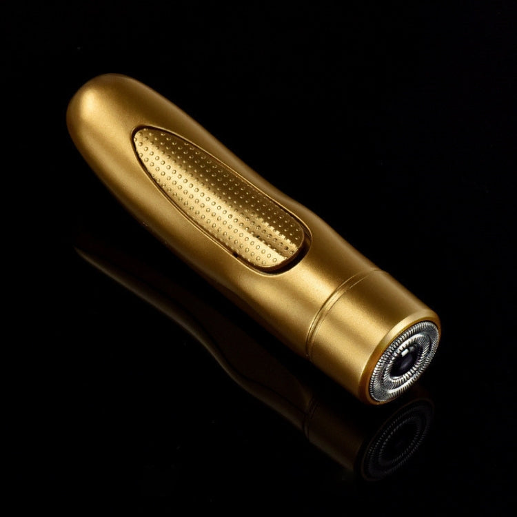 Mini USB Rechargeable Electric Razor Self-service Hair Clipper Shaver(Gold) - Electric Shavers by PMC Jewellery | Online Shopping South Africa | PMC Jewellery