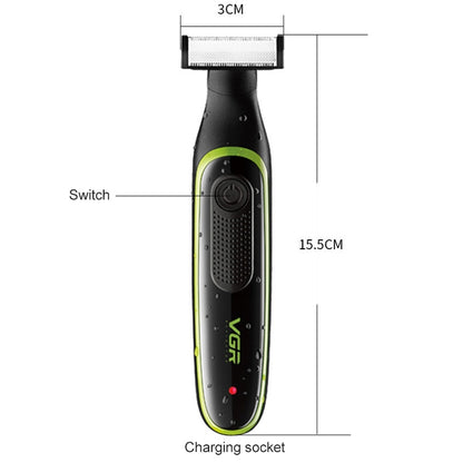 VGR V-017 10W USB Men Minimalist Small T Shaver - Electric Shavers by PMC Jewellery | Online Shopping South Africa | PMC Jewellery