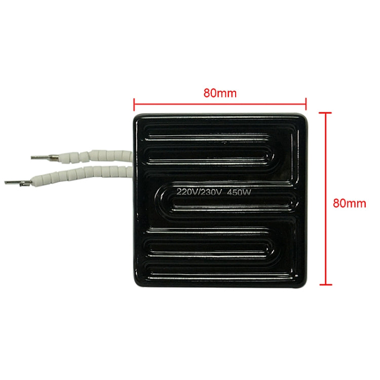 80*80mm ceramic heating plates 450W for BGA rework station - free shipping - PMC TechLife - Order now!