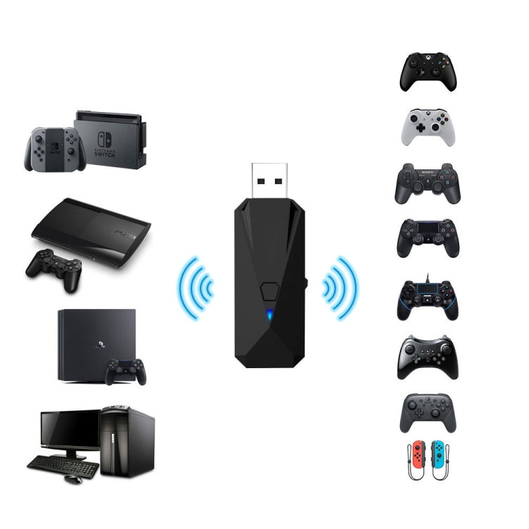 JYS-P4135 Wired + Wireless Bluetooth Gamepad Converter Adapter For PS4 / PS3 / Switch / PC - Adapter & Cables by PMC TechLife | Online Shopping South Africa | PMC TechLife | Buy Now Pay Later Mobicred