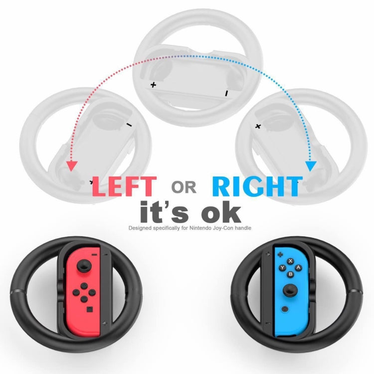 MIMD Small Handle Steering Wheel Game Handle Steering Wheel Bracket For Switch MIMD II(Red Blue) - Cases by MIMD | Online Shopping South Africa | PMC TechLife | Buy Now Pay Later Mobicred