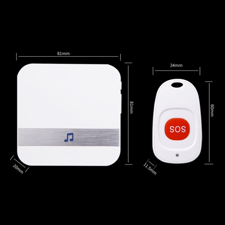CACAZI C1 Smart Home Wireless Remote Control Doorbell, Style:EU Plug - free shipping - PMC TechLife - Order now!