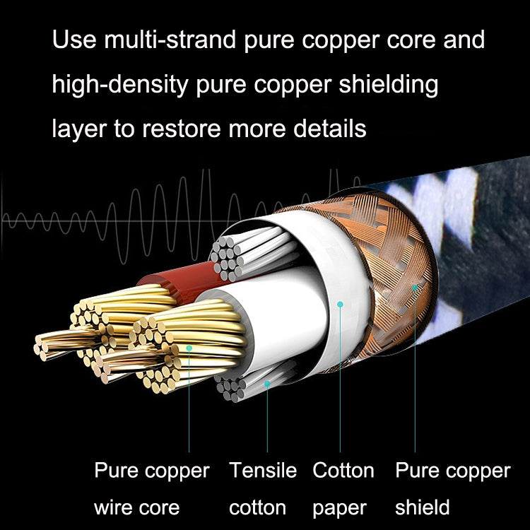 10m 1 Straight Head +1 Elbow Head 6.35mm Guitar Cable Oxygen-Free Copper Core TS Large Two-core Cable - free shipping - PMC TechLife - Order now!