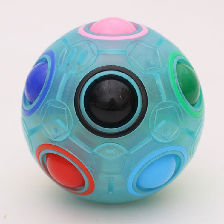 Magic Rainbow Ball Luminous Edition Training Hand Brain Coordination Fun Cube Children Toy(Luminous Blue) - Squeeze Toys by PMC Jewellery | Online Shopping South Africa | PMC Jewellery