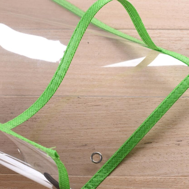 Erasable Hanging PVC A4 Transparent Sewing Red Document Dry Erase Bag, Size:21x30cm(Green) - File Folder by PMC TechLife | Online Shopping South Africa | PMC TechLife | Buy Now Pay Later Mobicred