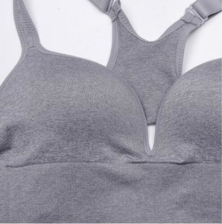 Wireless Sporty Shockproof Running Push Up Sports Bra, Size:XL(White) - Ladies Underwear by PMC Jewellery | Online Shopping South Africa | PMC Jewellery