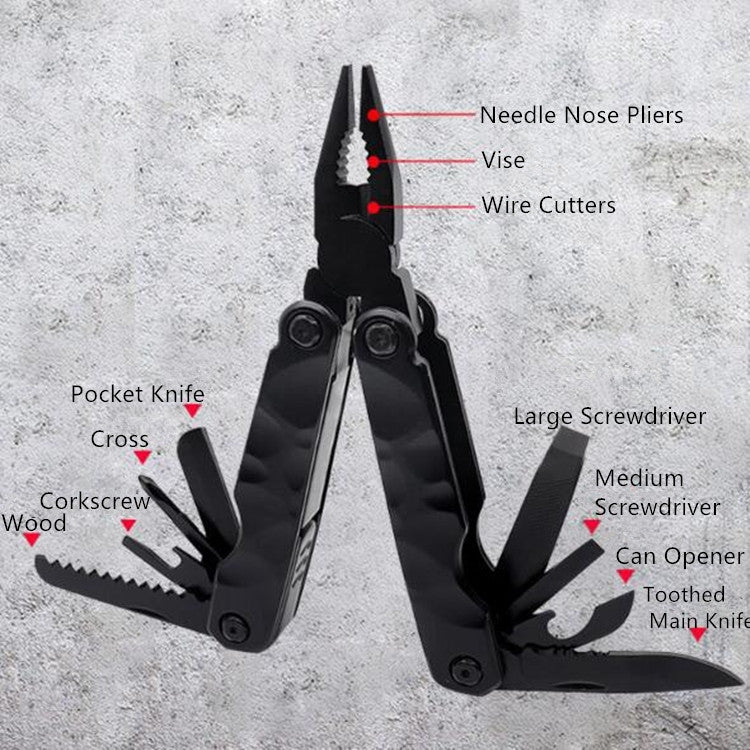 11 in 1 Outdoor Camping Survival Tool Foldable Multifunctional Pocket Plier(Standard Version) - Emergency Tools by PMC TechLife | Online Shopping South Africa | PMC TechLife