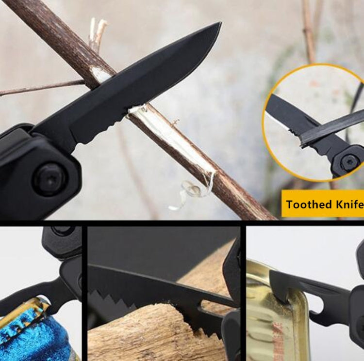 11 in 1 Outdoor Camping Survival Tool Foldable Multifunctional Pocket Plier(Standard Version) - Emergency Tools by PMC TechLife | Online Shopping South Africa | PMC TechLife