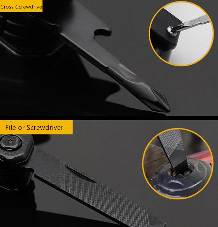 11 in 1 Outdoor Camping Survival Tool Foldable Multifunctional Pocket Plier(Standard Version) - Emergency Tools by PMC TechLife | Online Shopping South Africa | PMC TechLife