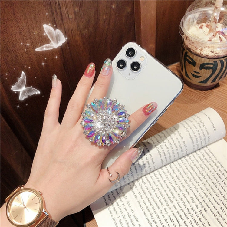 2 PCS Lazy Man Live Shooting Mobile Phone Rotating Ring Buckle Holder, Style:Colorful Full Diamond - Ring Holder by PMC Jewellery | Online Shopping South Africa | PMC Jewellery