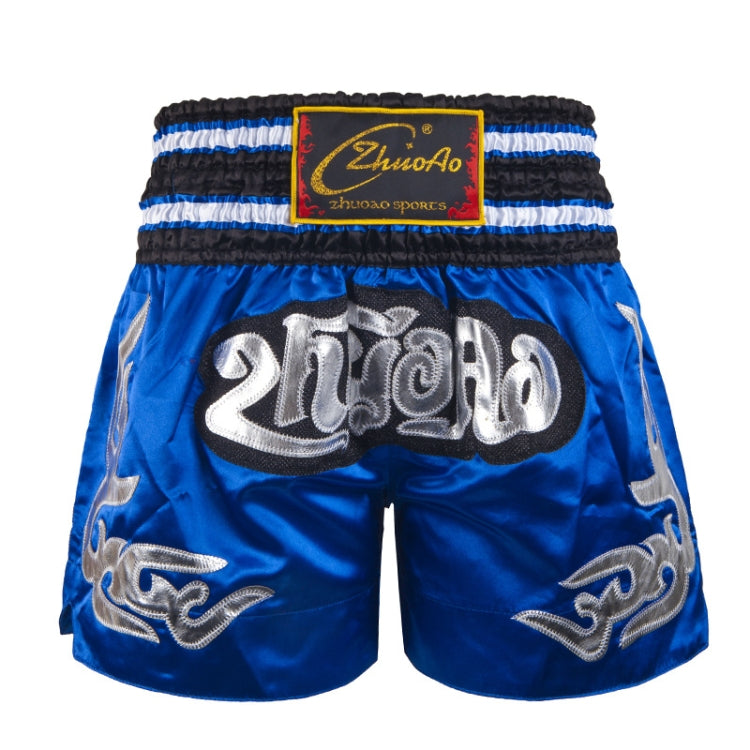 ZhuoAo Muay Thai/Boxing/Sanshou/Fighting Shorts for Men and Women, Size:M(Classic Blue) - Sportswear by ZhuoAo | Online Shopping South Africa | PMC Jewellery