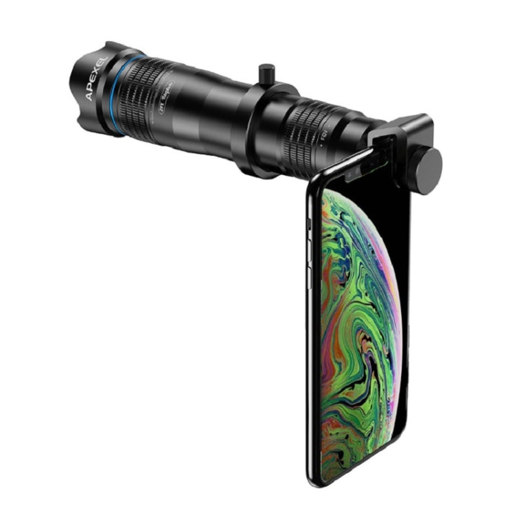 APEXEL APL-JS36XJJ04 Full Metal 36X High List Tube External Dual-tone Telescope Universal Telephoto Mobile Phone Lens - Telescope & Microscope by APEXEL | Online Shopping South Africa | PMC Jewellery | Buy Now Pay Later Mobicred