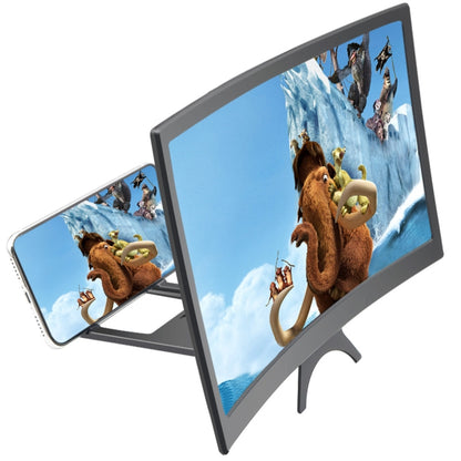 L6 12 inch Curved Screen Mobile Phone Screen Magnifier 3D High-definition Screen Magnifier Multifunctional Lazy Bracket - Screen Magnifier by PMC Jewellery | Online Shopping South Africa | PMC Jewellery