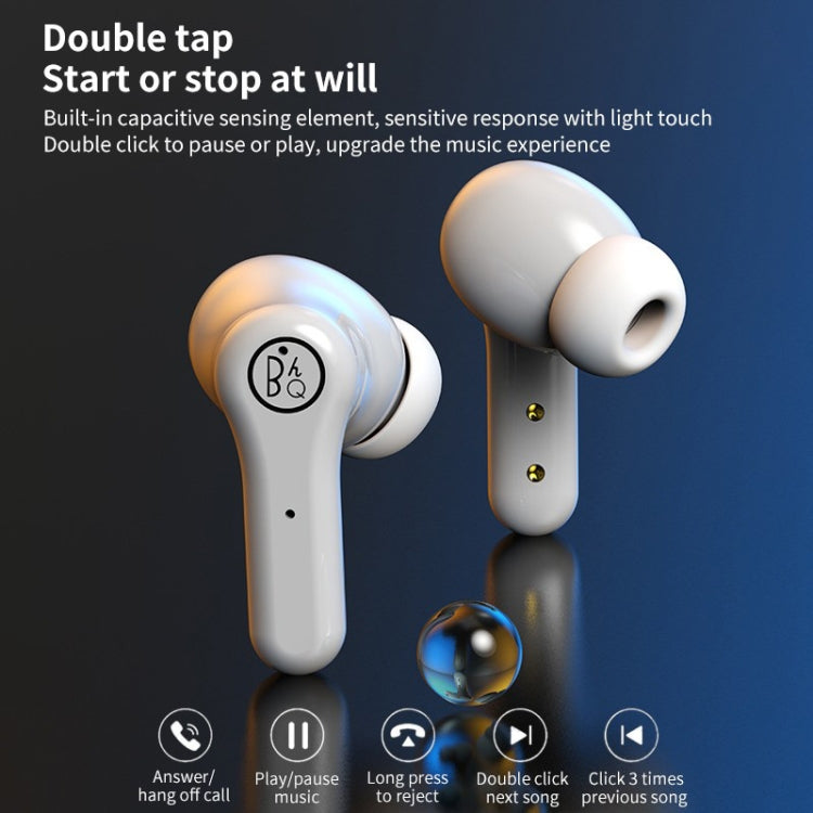 ANC Business Sports TWS Stereo Dual Ears Bluetooth V5.0+EDR Earphone with Charging Box(White) - TWS Earphone by PMC Jewellery | Online Shopping South Africa | PMC Jewellery