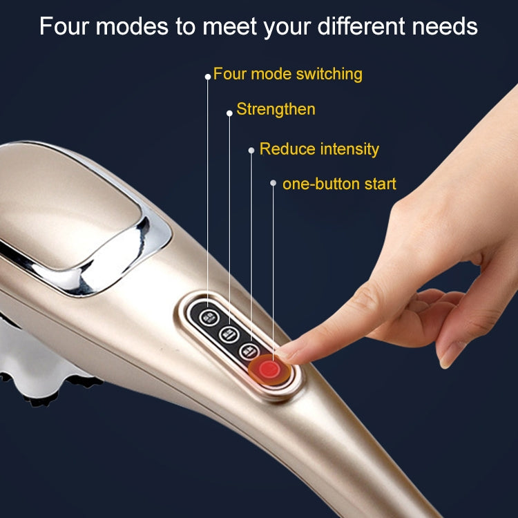 Rechargeable Dolphin Massager Electric Cervical Massage Stick A10 Straight Plug, Plug Type:US Plug - Massage & Relaxation by PMC Jewellery | Online Shopping South Africa | PMC Jewellery