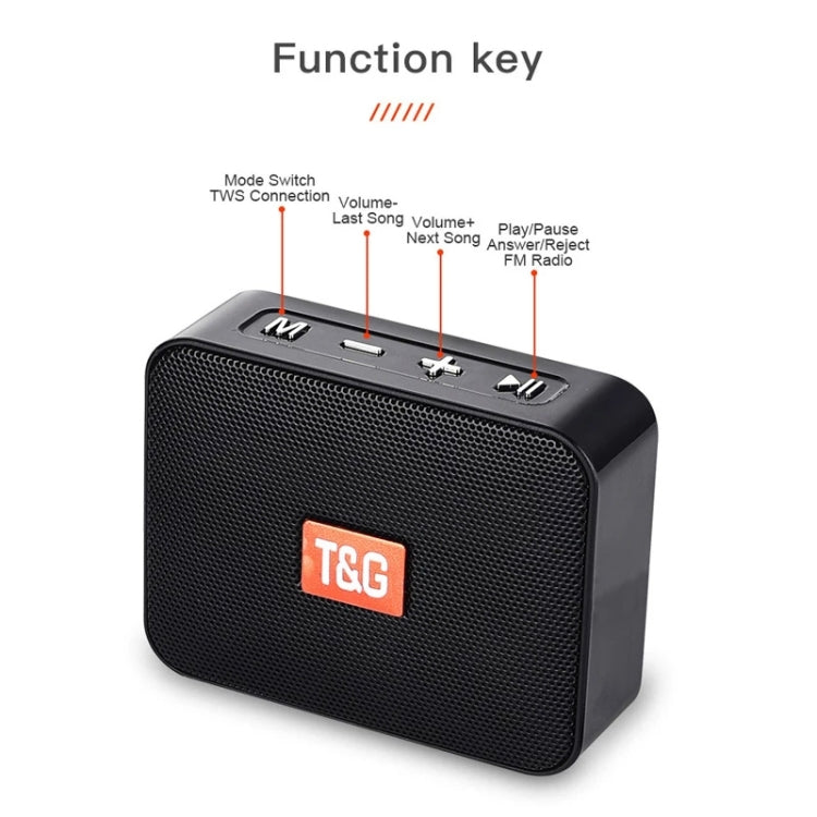 T&G TG166 Color Portable Wireless Bluetooth Small Speaker(Blue) - Mini Speaker by T&G | Online Shopping South Africa | PMC Jewellery