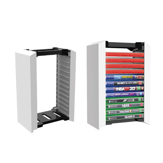 DOBE TP5-0520 Console Game Cd Storage Rack Can Accommodate 12 Double-Layer Disc Racks For PS5 - Holder by DOBE | Online Shopping South Africa | PMC Jewellery