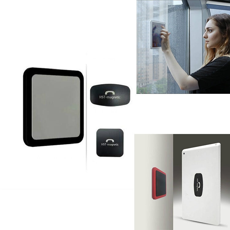 Wall-mounted iPad Magnetic Adsorption Universal Sticker Mobile Phone Wall Bracket(Black A) - Hand-Sticking Bracket by PMC Jewellery | Online Shopping South Africa | PMC Jewellery