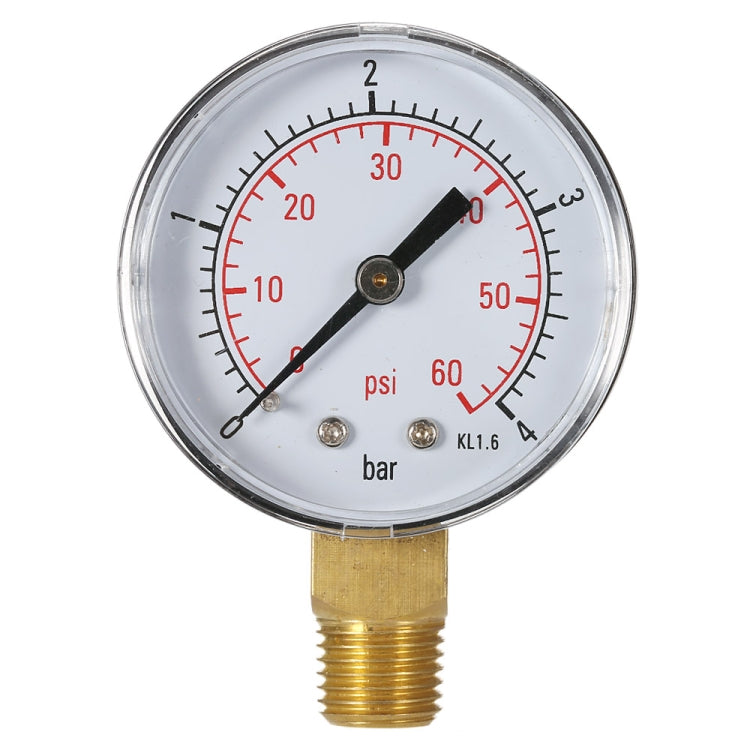 Stainless Steel Shockproof Pool Filter Hydraulic Pressure Gauge - Measuring Tools by PMC Jewellery | Online Shopping South Africa | PMC Jewellery