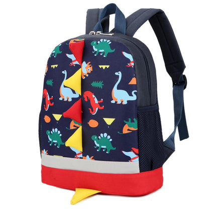 Backpack Cute Cartoon Dinosaur School Bags for Children(Navy) - Kids Bags by PMC Jewellery | Online Shopping South Africa | PMC Jewellery