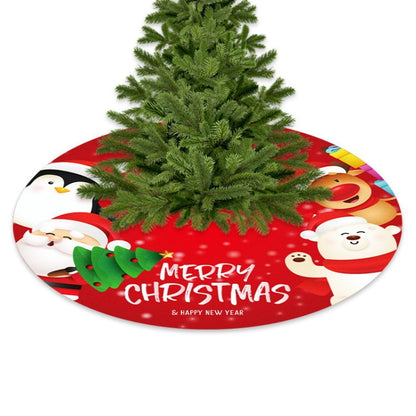 Christmas Ornaments Christmas Tree Bottom Skirt Decoration(Double Deer) - Ornaments by PMC Jewellery | Online Shopping South Africa | PMC Jewellery