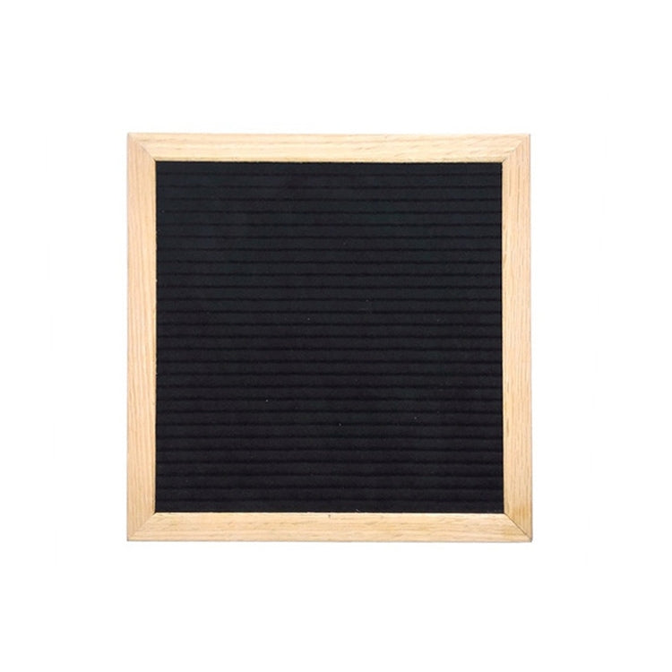 10 inch x 10 inch Handmade Wooden Felt Letters Message Board Photo Frame Photo Props(Black) - Photo Albums & Photo Frames by PMC Jewellery | Online Shopping South Africa | PMC Jewellery
