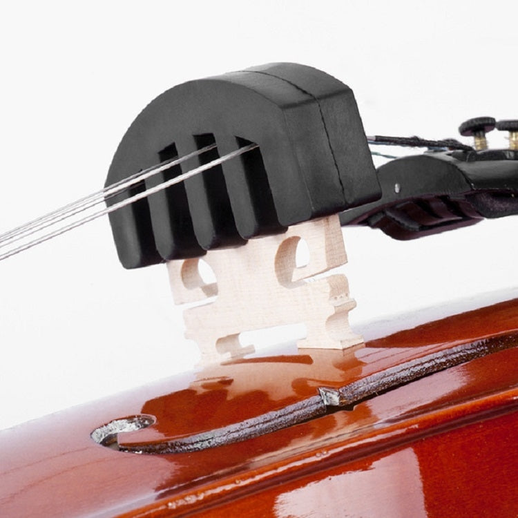 10 PCS Silicone Silencer Mute Equipment Sourdine for Violin(Black) - Stringed Instruments by PMC TechLife | Online Shopping South Africa | PMC TechLife