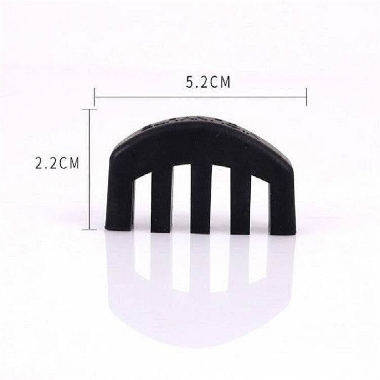 10 PCS Silicone Silencer Mute Equipment Sourdine for Violin(Black) - Stringed Instruments by PMC Jewellery | Online Shopping South Africa | PMC Jewellery