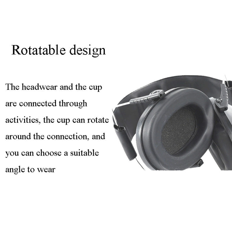 Learn Sleep Industry Noise Cancelling Earmuffs Shooting Soundproof Earmuffs(Green) - Earmuff & Pad by PMC TechLife | Online Shopping South Africa | PMC TechLife