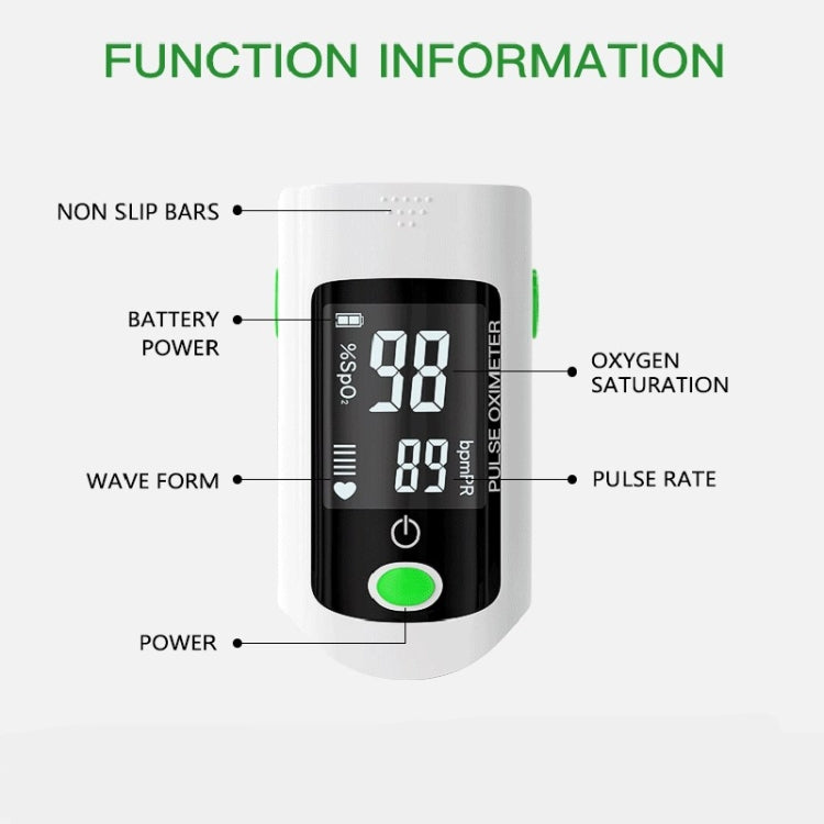 X1805 Oxygen Saturation Detector Medical Monitoring Heart Rate Finger Clip Oximeter - Finger Pulse Oximeter by PMC Jewellery | Online Shopping South Africa | PMC Jewellery