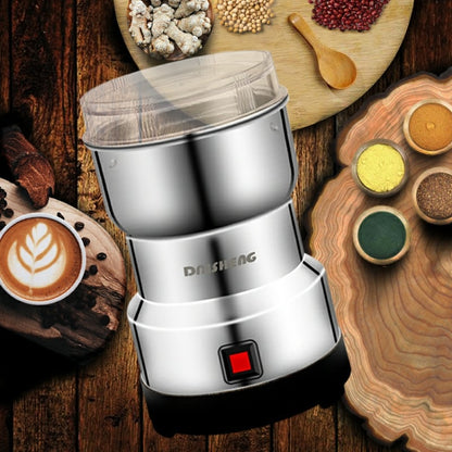 Daisheng Medicinal Material Grinder Powder Machine Household Small Stainless Steel Grinder, Specification:CN Plug(4 Leaf Blade) - Stirrer & Squeezer by PMC Jewellery | Online Shopping South Africa | PMC Jewellery
