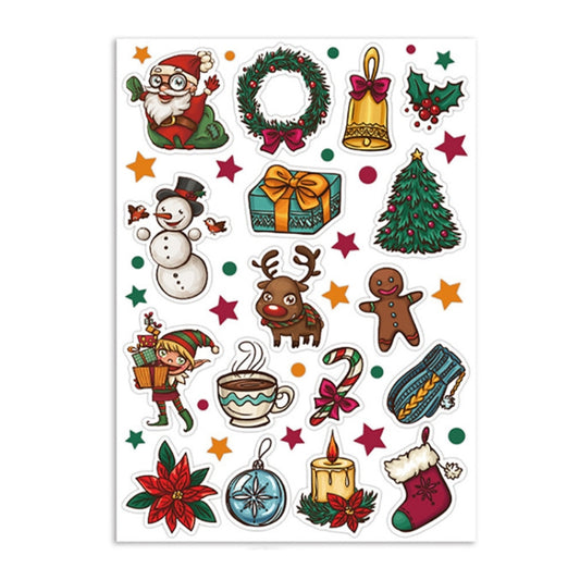 1 Set Christmas Cartoon Illustration Kids Toy Stickers, Size: 148x210mm(P-2) - Stickers by PMC Jewellery | Online Shopping South Africa | PMC Jewellery