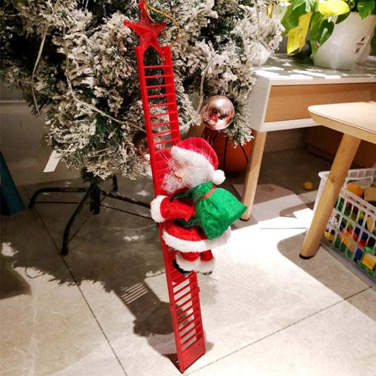 Electric Santa Claus Toy Christmas Children Gift Decoration, Specification: Red Ladder - Ornaments by PMC Jewellery | Online Shopping South Africa | PMC Jewellery