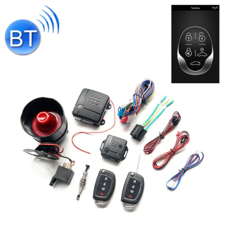 2 Set Car Alarm One-Way Alarm Mobile Phone APP Bluetooth Control Vehicle - Security Alarm System by PMC Jewellery | Online Shopping South Africa | PMC Jewellery