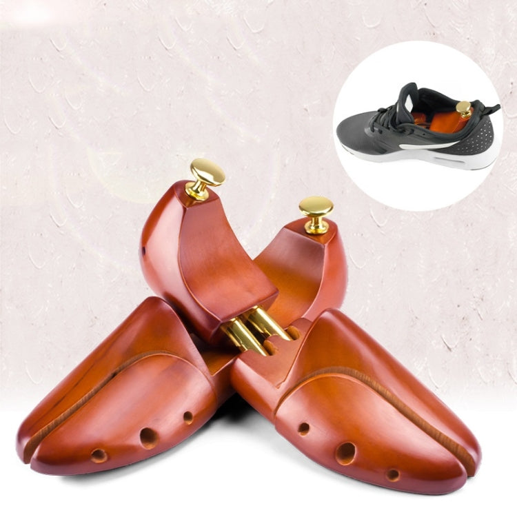 1 Pair Solid Wood Retractable Shoe Last Adjustable Shoe Supporter Shaping Moisture-Proof Shoe Support(43-44) - Shoes Care by PMC Jewellery | Online Shopping South Africa | PMC Jewellery