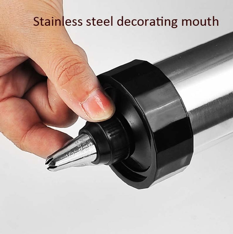 Multi-Function Stainless Steel Piping Gun Set Cookie Biscuits Hand Pressing Biscuit Machine Household DIY Baking Tools - free shipping - PMC TechLife - Order now!
