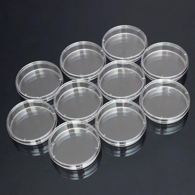 10 PCS Polystyrene Sterile Petri Dishes Bacteria Dish Laboratory Biological Scientific Lab Supplies, Size:60mm - free shipping - PMC TechLife - Order now!