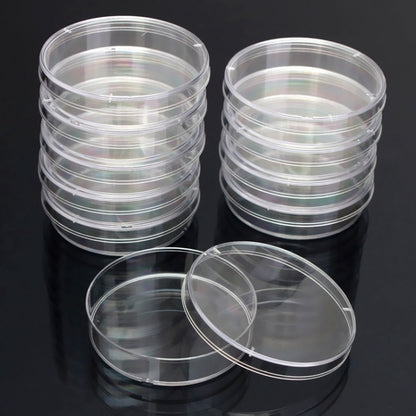 10 PCS Polystyrene Sterile Petri Dishes Bacteria Dish Laboratory Biological Scientific Lab Supplies, Size:90mm - Teaching Resources by PMC Jewellery | Online Shopping South Africa | PMC Jewellery