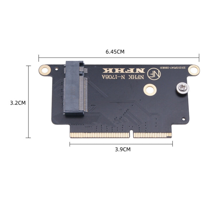 NVMe M.2 NGFF SSD Adapter Card for MacBook Pro 13.3 inch A1708 (2016 - 2017) - Motherboard by PMC TechLife | Online Shopping South Africa | PMC TechLife